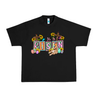 Black He is risen Easter  Easter Day Urban Heavy Tee - CowGirlArtShop