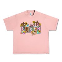 Salmon He is risen Easter  Easter Day Urban Heavy Tee - CowGirlArtShop