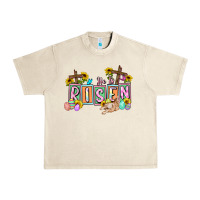 Sandshell He is risen Easter  Easter Day Urban Heavy Tee - CowGirlArtShop