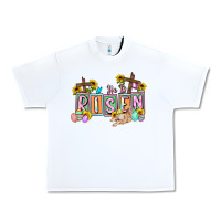 White He is risen Easter  Easter Day Urban Heavy Tee - CowGirlArtShop
