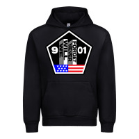 Black 9-11 We Will Never Forget Urban Hoodie - longCreatives