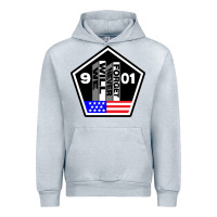 Heather Grey 9-11 We Will Never Forget Urban Hoodie - longCreatives