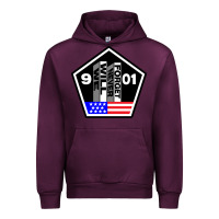 Mauve Wine 9-11 We Will Never Forget Urban Hoodie - longCreatives