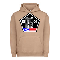 Pigment Burro 9-11 We Will Never Forget Urban Hoodie - longCreatives