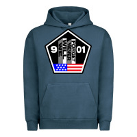 Pigment Midnight Navy 9-11 We Will Never Forget Urban Hoodie - longCreatives