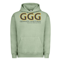 Pigment Oil Green GENNADY GOLOVKIN - Official Merchandise Urban Hoodie - longCreatives