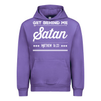 Tulip Get behind me Satan Matthew 1623 Quote Urban Hoodie - longCreatives