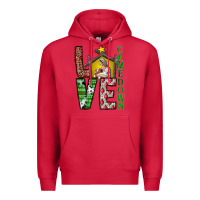 Cardinal Love Come Down Premium Hoodie - CowhideDigitalArt