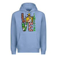 Colony Blue Love Come Down Premium Hoodie - CowhideDigitalArt
