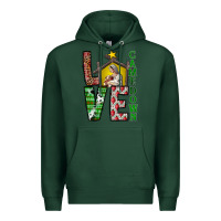 Sports Green Love Come Down Premium Hoodie - CowhideDigitalArt