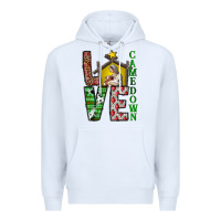 White Love Come Down Premium Hoodie - CowhideDigitalArt