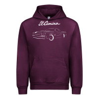 Mauve Wine El Camino Urban Hoodie - longCreatives