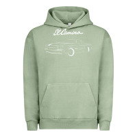 Pigment Oil Green El Camino Urban Hoodie - longCreatives
