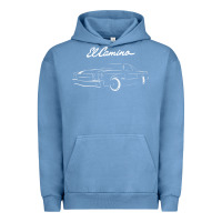 Pigment Pebble Blue El Camino Urban Hoodie - longCreatives