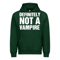 Forest Green Definitely Not A Vampire merch Urban Hoodie - longCreatives