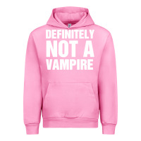 Fuchsia Pink Definitely Not A Vampire merch Urban Hoodie - longCreatives