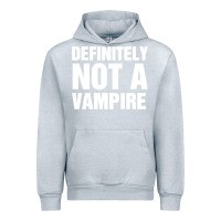 Heather Grey Definitely Not A Vampire merch Urban Hoodie - longCreatives