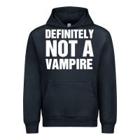 Navy Definitely Not A Vampire merch Urban Hoodie - longCreatives