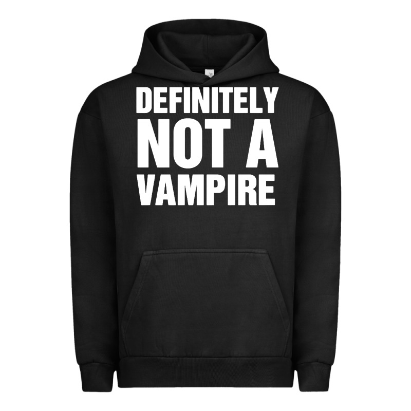 Definitely Not A Vampire Merch Urban Hoodie by longCreatives | Teevron