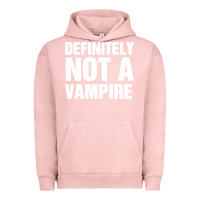 Pigment Salmon Definitely Not A Vampire merch Urban Hoodie - longCreatives