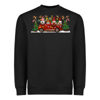 Black Christmas Gnome Truck Heavyweight Sweatshirt - Artiststas