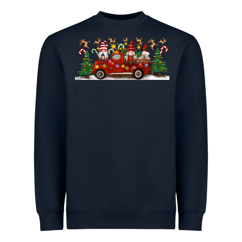 Christmas Gnome Truck Heavyweight Sweatshirt by Artiststas | Teevron