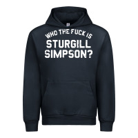 Navy who the fuck is sturgill simpson Urban Hoodie - longCreatives