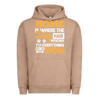 Pigment Burro dog t  shirt home is where the dog hair stick funny  gift t  shirt Urban Hoodie - longCreatives