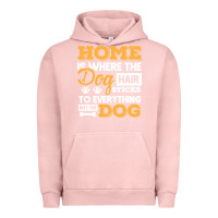 Pigment Salmon dog t  shirt home is where the dog hair stick funny  gift t  shirt Urban Hoodie - longCreatives