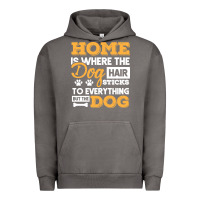 Pigment Tornado dog t  shirt home is where the dog hair stick funny  gift t  shirt Urban Hoodie - longCreatives