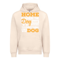 Sandshell dog t  shirt home is where the dog hair stick funny  gift t  shirt Urban Hoodie - longCreatives