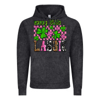 Vintage Black St. Patrick's Day Sassy little lassie Vintage Hoodie - OliviaCreatesArt