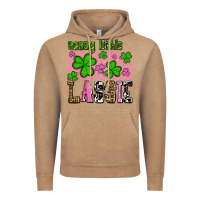 Vintage Coffee St. Patrick's Day Sassy little lassie Vintage Hoodie - OliviaCreatesArt