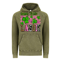 Vintage Olive St. Patrick's Day Sassy little lassie Vintage Hoodie - OliviaCreatesArt