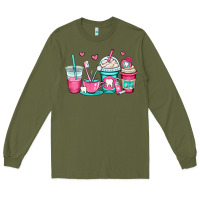 Army Green dentist coffee cups Long Sleeve Tee - OliviaCreatesArt