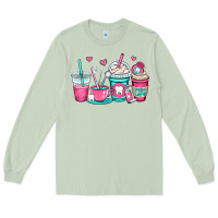 Matcha dentist coffee cups Long Sleeve Tee - OliviaCreatesArt
