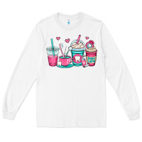 White dentist coffee cups Long Sleeve Tee - OliviaCreatesArt