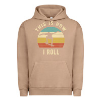 Pigment Burro Skater - This Is How I Roll Retro Skateboard Gift Urban Hoodie - longCreatives