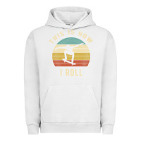Pigment Lunar Rock Skater - This Is How I Roll Retro Skateboard Gift Urban Hoodie - longCreatives