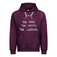 Mauve Wine The Man The Moth The Legend Mothman Urban Hoodie - longCreatives