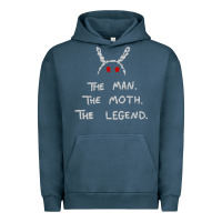 Pigment Midnight Navy The Man The Moth The Legend Mothman Urban Hoodie - longCreatives