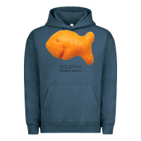 Pigment Midnight Navy Scientific Goldfish Urban Hoodie - longCreatives