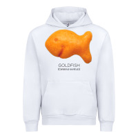 White Scientific Goldfish Urban Hoodie - longCreatives