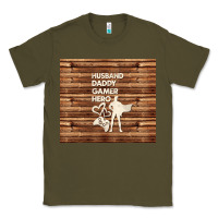 Army Green husband daddy gamer hero Classic Tee - TumblerDesignByShophia
