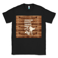 Black husband daddy gamer hero Classic Tee - TumblerDesignByShophia