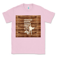Bubblegum Pink husband daddy gamer hero Classic Tee - TumblerDesignByShophia