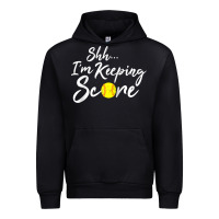Black Scorekeeper Softball Team Scorebook Keeper Raglan Baseball Urban Hoodie - longCreatives