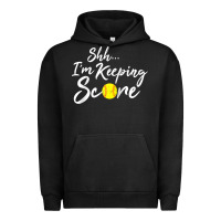 Pigment Black Scorekeeper Softball Team Scorebook Keeper Raglan Baseball Urban Hoodie - longCreatives