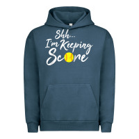 Pigment Midnight Navy Scorekeeper Softball Team Scorebook Keeper Raglan Baseball Urban Hoodie - longCreatives