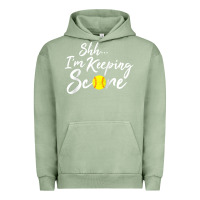 Pigment Oil Green Scorekeeper Softball Team Scorebook Keeper Raglan Baseball Urban Hoodie - longCreatives
